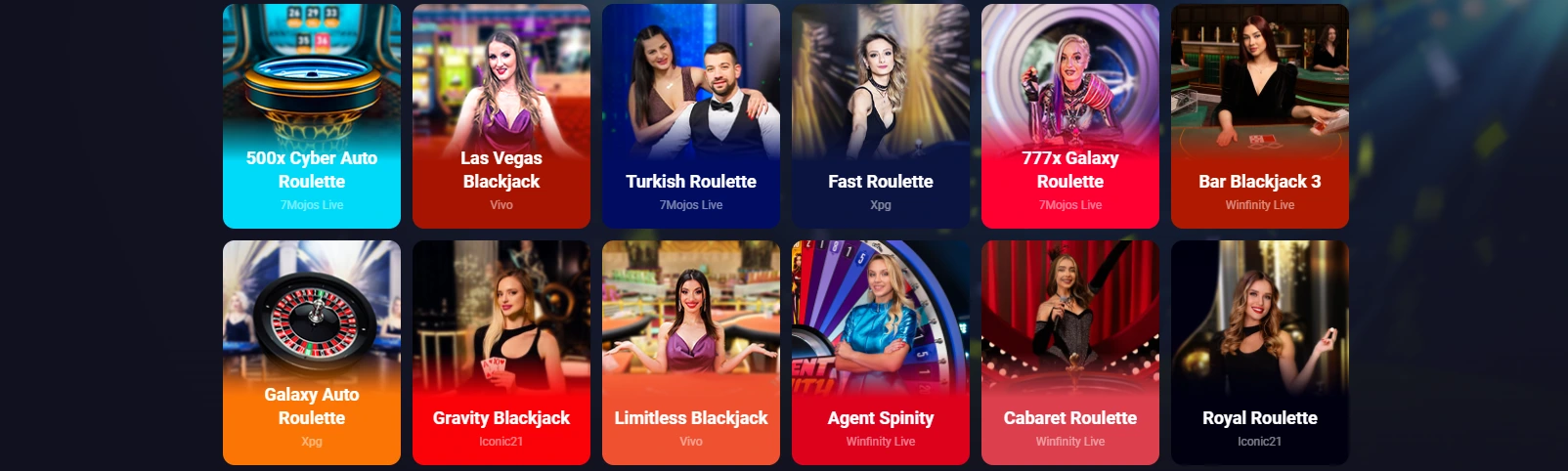 Tenobet live casino.