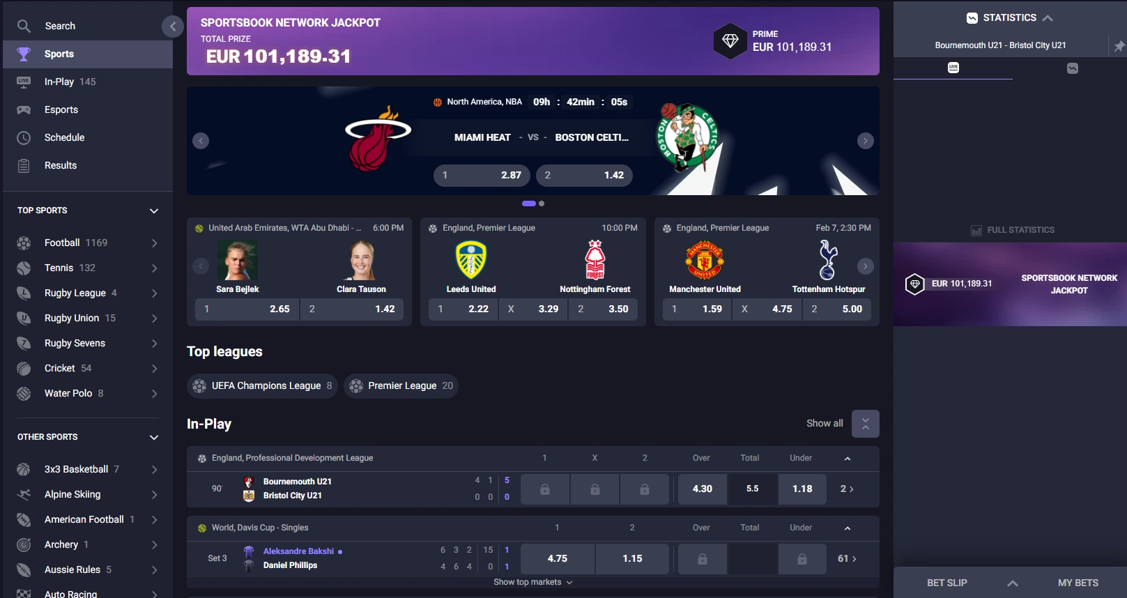Tenobet sports betting.